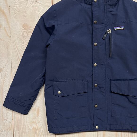 Patagonia Boys M 10 Infurno Sherpa Fleece Lined Water-Resistant Hoody Jacket - Picture 4 of 11